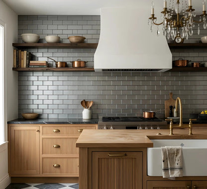 Sterling Metallic Subway Glass Tiles 3x9