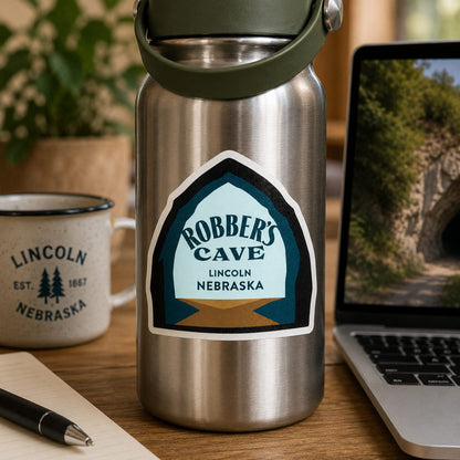 Robber's Cave Sticker | 3.5 x 3.5 | Robber's Cave