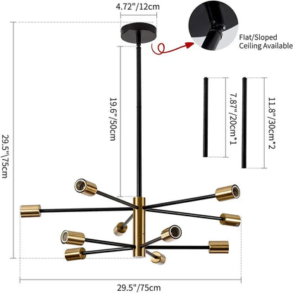DecorBites™ Stylish Hanging Chandelier for Home Decor
