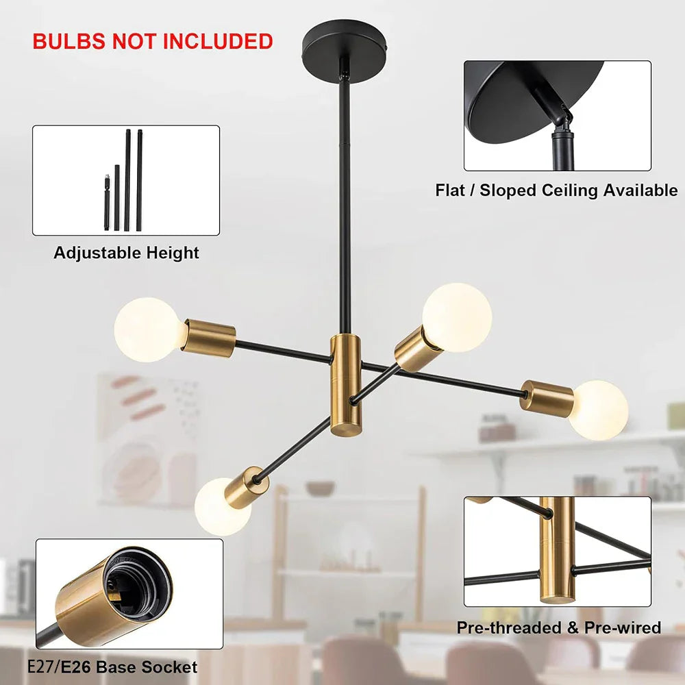 DecorBites™ Stylish Hanging Chandelier for Home Decor