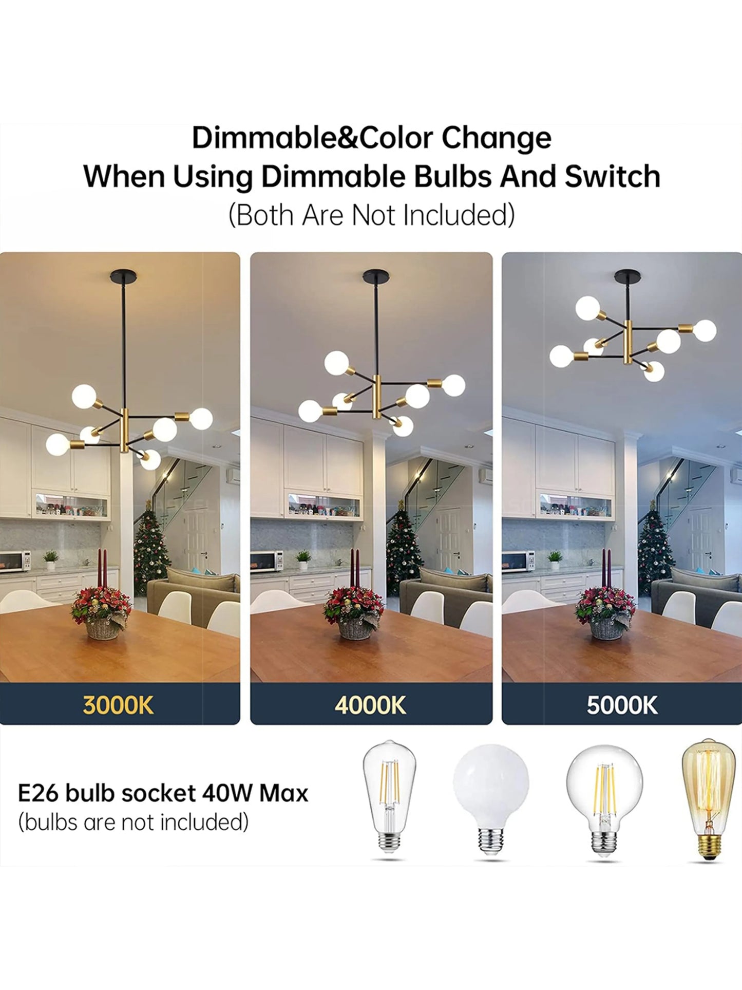 DecorBites™ Stylish Hanging Chandelier for Home Decor