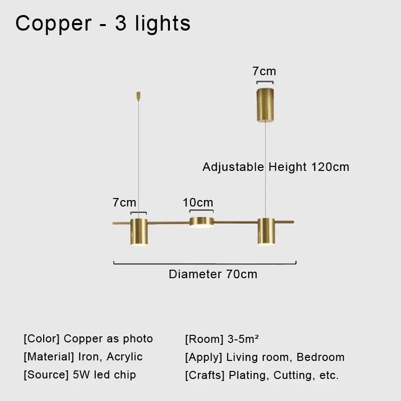 DecorBites™ Stylish Led Chandelier for Home Decor