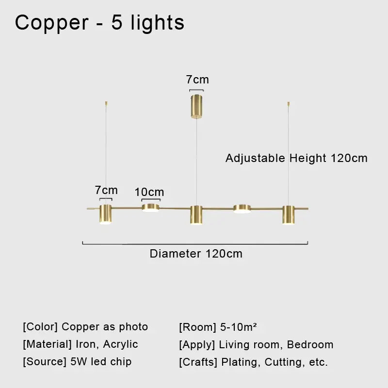 DecorBites™ Stylish Led Chandelier for Home Decor