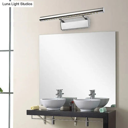 DecorBites™ Stylish LED Stainless Steel Bathroom Vanity Wall Sconce