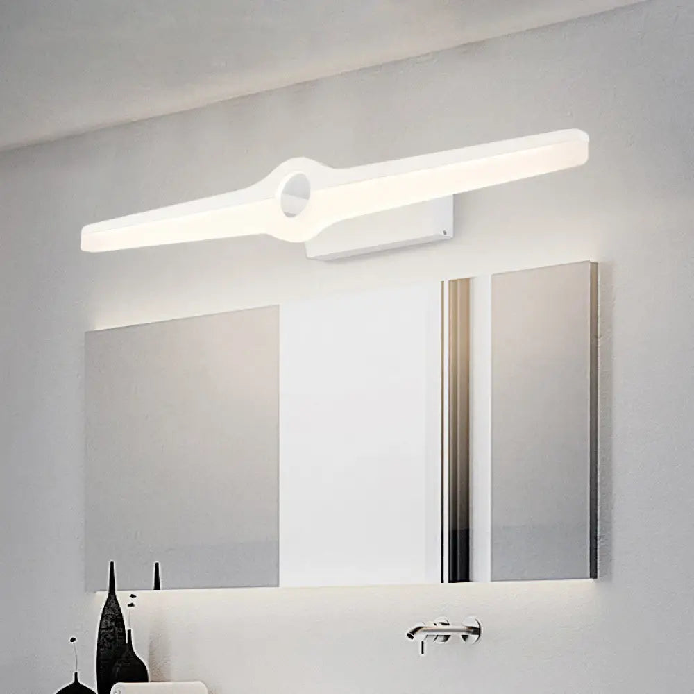 DecorBites™ Stylish LED Wall Mount Light with Aluminum and Acrylic Design - Black/White (16"/29" Dia)
