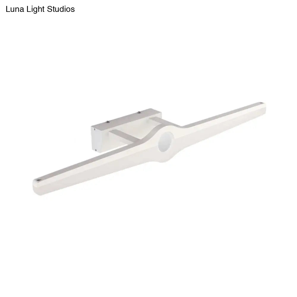 DecorBites™ Stylish LED Wall Mount Light with Aluminum and Acrylic Design - Black/White (16"/29" Dia)