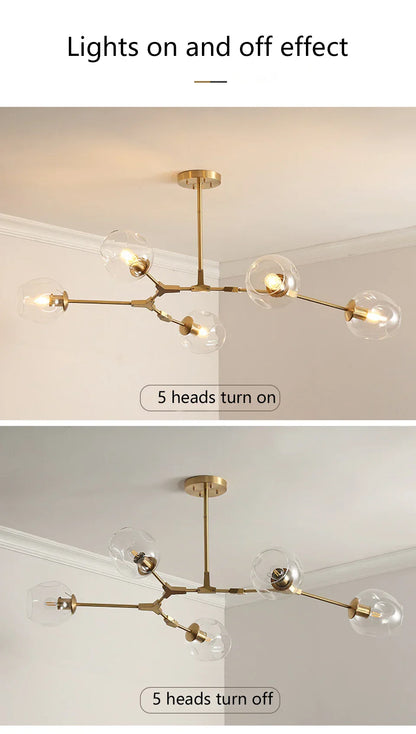DecorBites™ Stylish Nordic Chandelier for Dining/Living Room