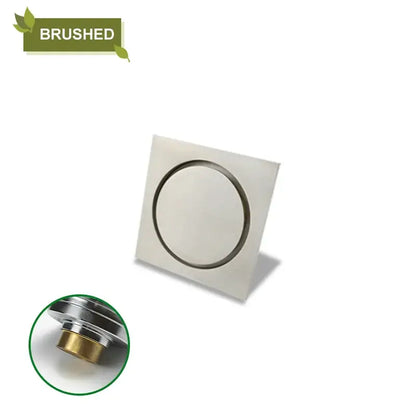 Sunburst brass square shower floor drain kitchen and bathroom