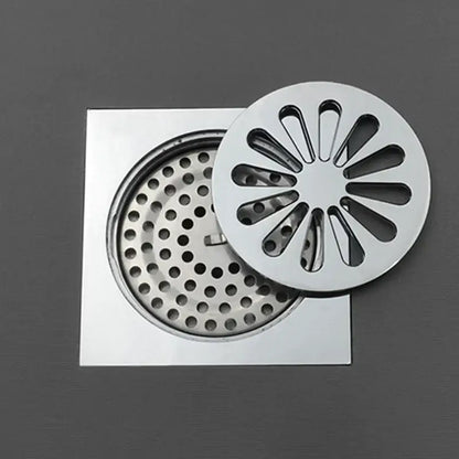 Sunburst brass square shower floor drain kitchen and bathroom