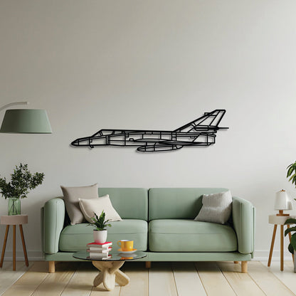 Super-Étendard Modernisé Metal Aircraft Wall Art - NCP0600