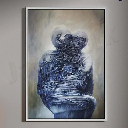 Surreal gothic beksinski prints living room framed wall art