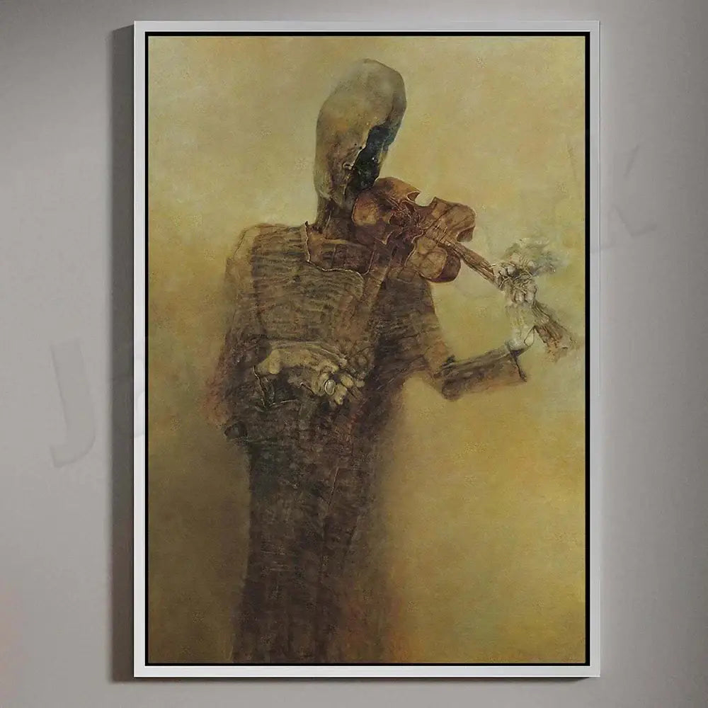 Surreal gothic beksinski prints living room framed wall art