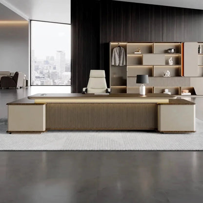 Sussex · Grand L-Shaped Executive Desk
