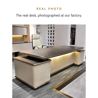 Sussex · Grand L-Shaped Executive Desk
