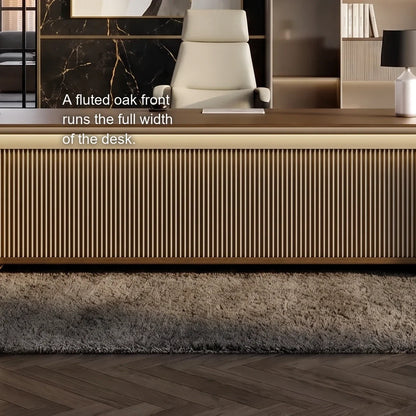 Sussex · Grand L-Shaped Executive Desk