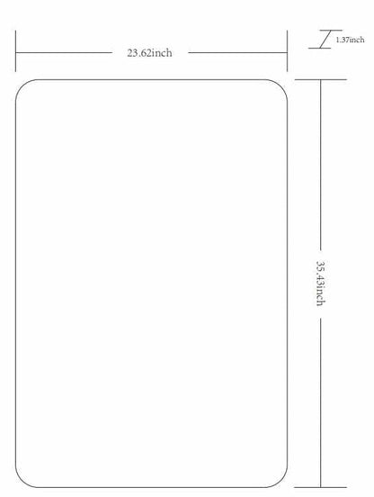 Sustinente White Carved Mirror