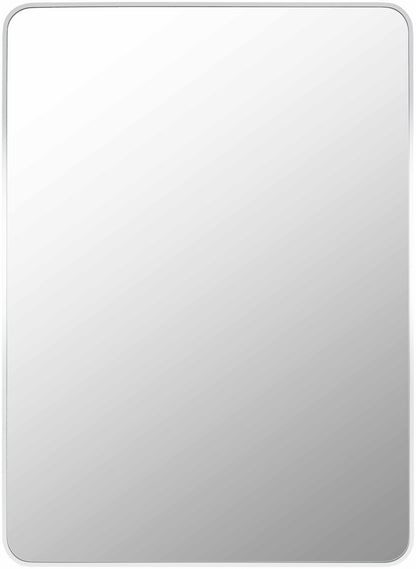 Sustinente White Carved Mirror