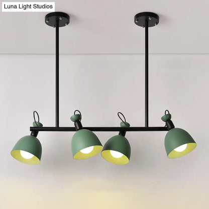 DecorBites™ Swivelable Macaron Island Pendant in Grey/Blue/Green for Dining Room with 4/6 Bulbs