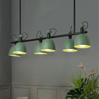 DecorBites™ Swivelable Macaron Island Pendant in Grey/Blue/Green for Dining Room with 4/6 Bulbs