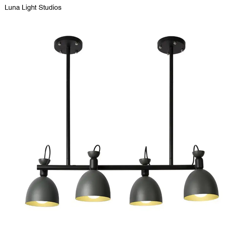 DecorBites™ Swivelable Macaron Island Pendant in Grey/Blue/Green for Dining Room with 4/6 Bulbs