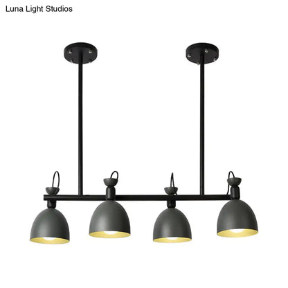 DecorBites™ Swivelable Macaron Island Pendant in Grey/Blue/Green for Dining Room with 4/6 Bulbs