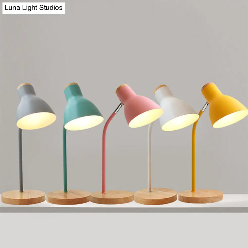 DecorBites™ Swivelable Macaron Metal Night Lamp - Child Room Table Light with Flashlight Design