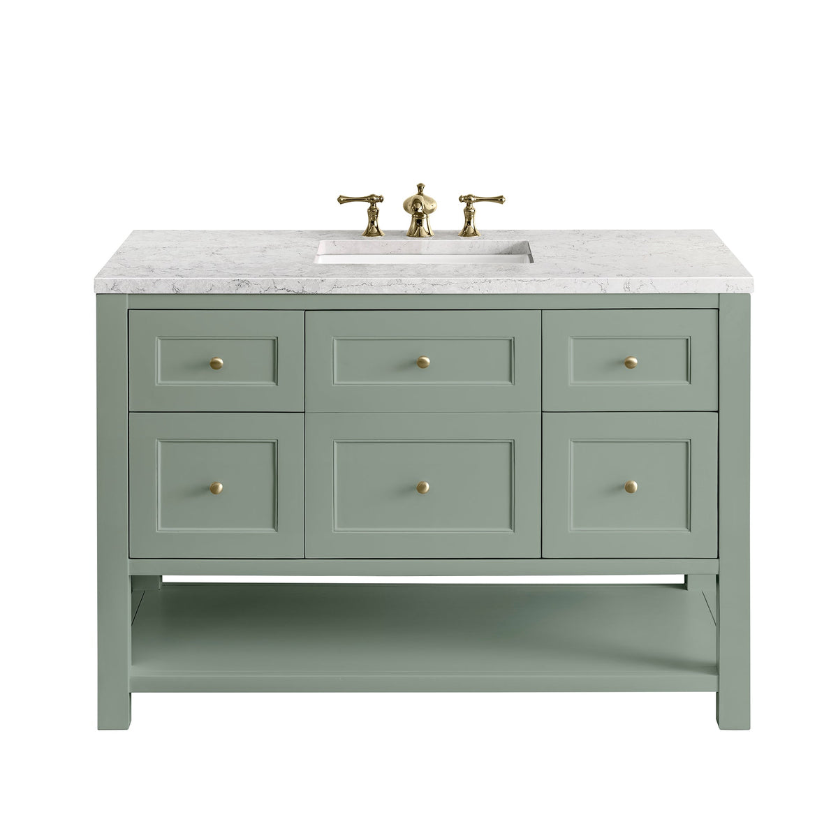 James Martin Breckenridge 48" Single Bathroom Vanity, Smokey Celadon