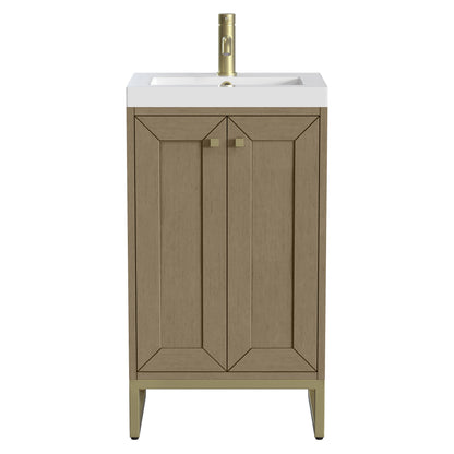 James Martin Chianti 20" Single Bathroom Vanity, Walnut Whisper