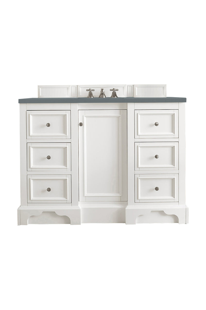 James Martin De Soto 48" Single Bathroom Vanity, Bright White