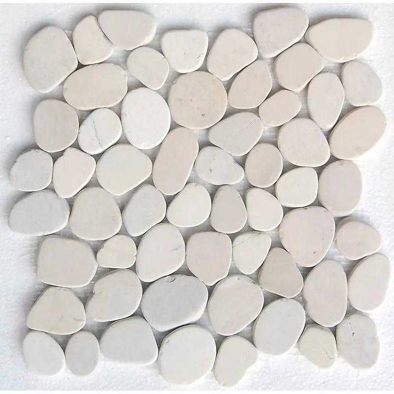 Tan Natural Pebble Mosaics 12x12