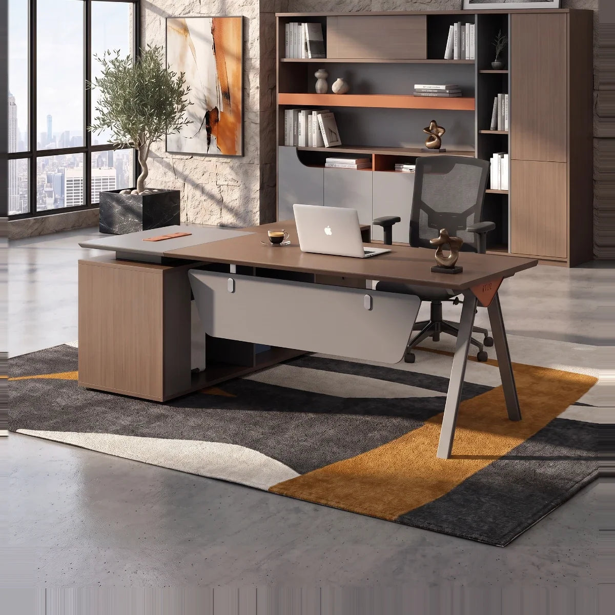 Tasker · L-Shaped Desk