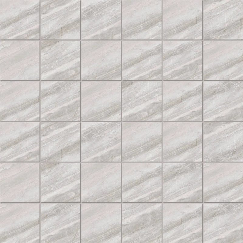 Barcelona Taupe Mosaic A Travertine Look Porcelain Mosaics 12x12