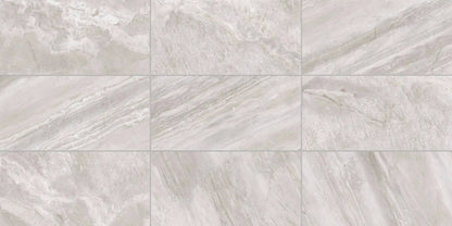 Barcelona Taupe Bullnose Travertine Look Porcelain Moldings 3x24