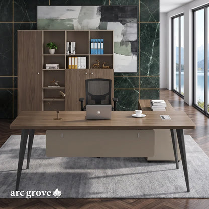 Tawn · Office Desk w/ Mobile Storage