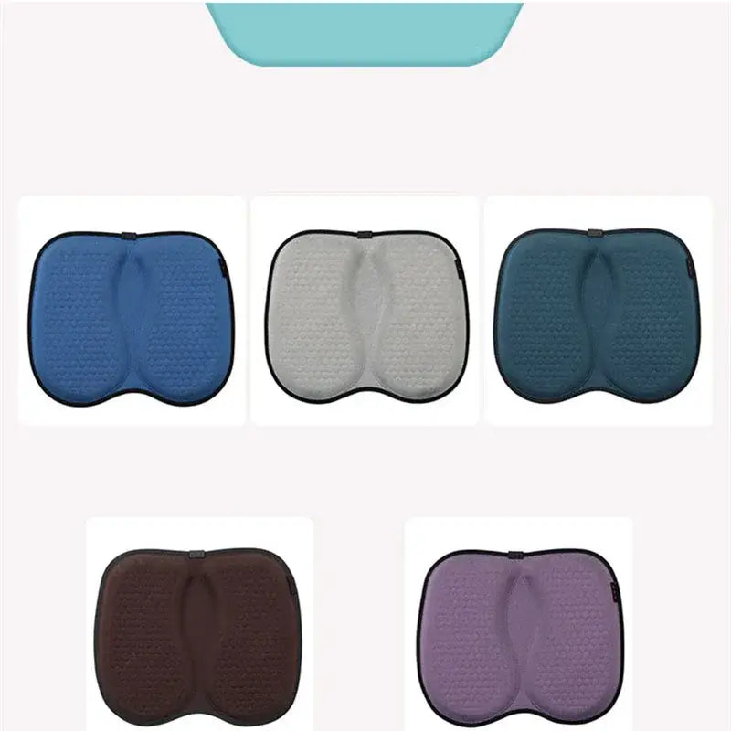 Teal & black 3d honeycomb silica gel seat cushion office chair support