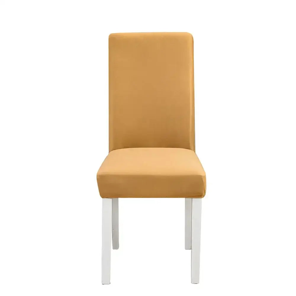 Teal & gray geometric stretch chair cover dining room slipcover
