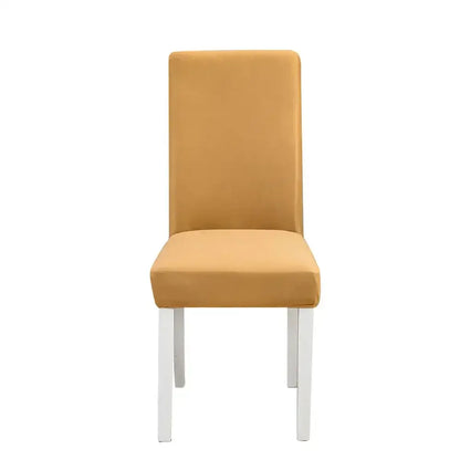 Teal & gray geometric stretch chair cover dining room slipcover