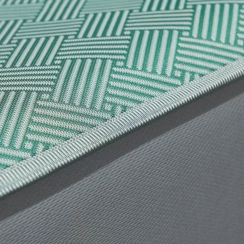 Teal herringbone cooling silky soft fitted sheet set bedroom bedding