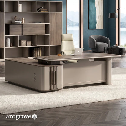 Teller · Modern L-Shaped Executive Desk
