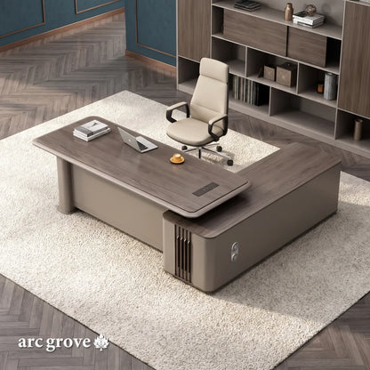 Teller · Modern L-Shaped Executive Desk