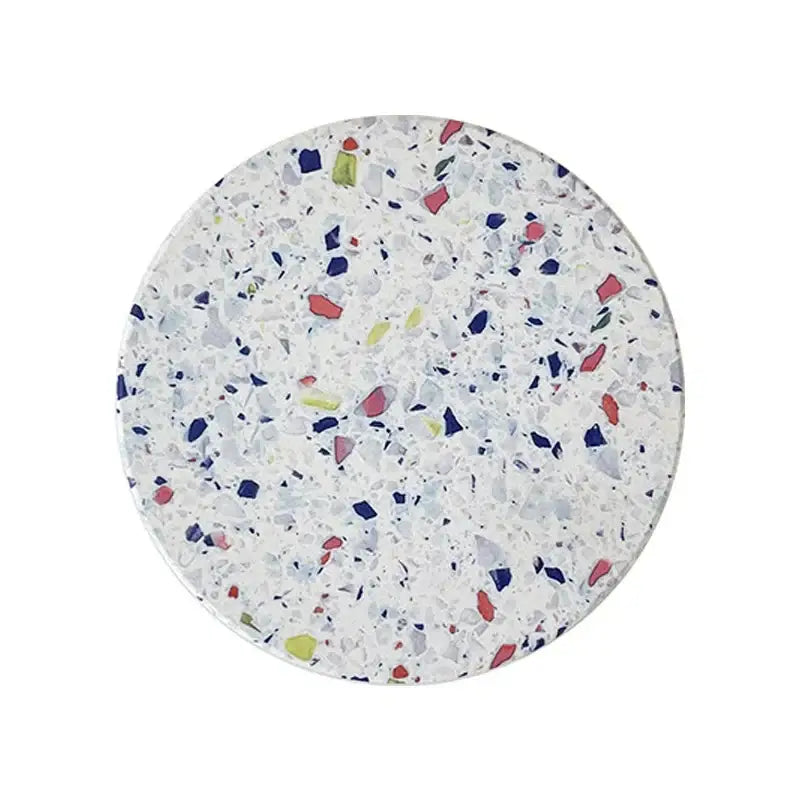 Terrazzo diatomite coasters set of 4 dining room mug mats