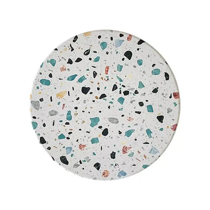 Terrazzo diatomite coasters set of 4 dining room mug mats