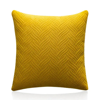 Textured chevron teal and blue cushion cover set living room decor