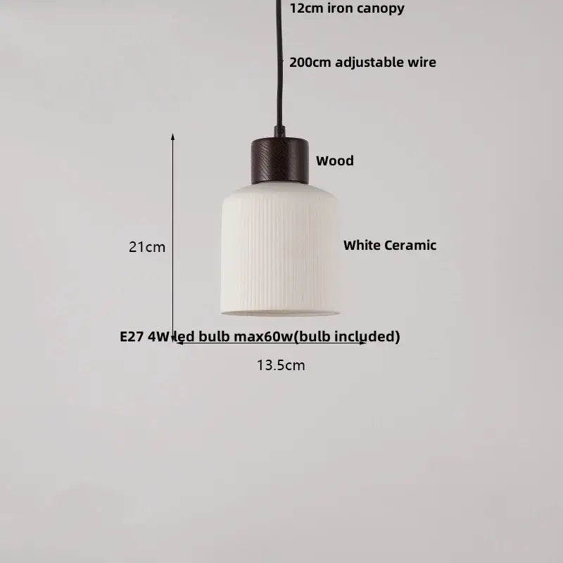 Textured frosted clear glass led pendant light kitchen hanging lamp