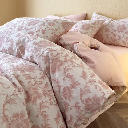 Textured soft yellow cotton bedding set bedroom duvet and pillows