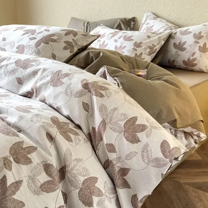 Textured soft yellow cotton bedding set bedroom duvet and pillows