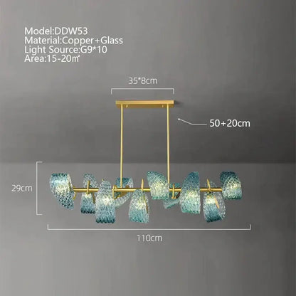 Textured turquoise blue glass luxury wall sconce pair for bedroom