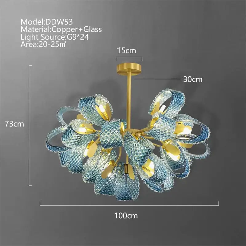 Textured turquoise blue glass luxury wall sconce pair for bedroom