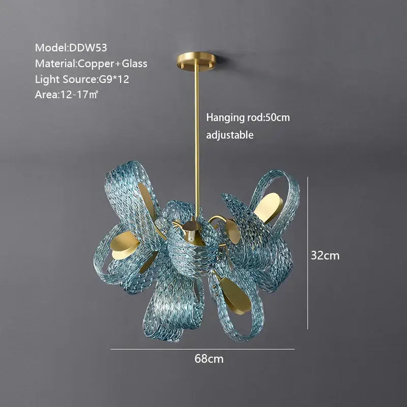 Textured turquoise blue glass luxury wall sconce pair for bedroom