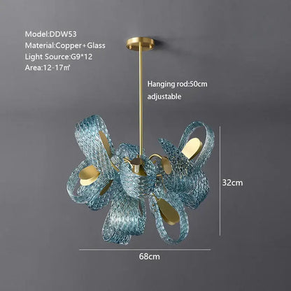 Textured turquoise blue glass luxury wall sconce pair for bedroom